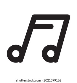 music audio symbol simple icon design