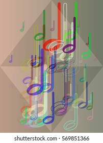 Music Background Art Stock Vector (Royalty Free) 569851366 | Shutterstock