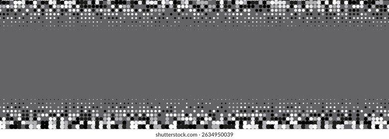 Music Background. Cool Circles In Minimal Layout. Linear Shapes For Brand Folder. Grey Dots Flyer. Minimalist Greyscale Pattern. Geometric Black Texture. Trendy Music Background