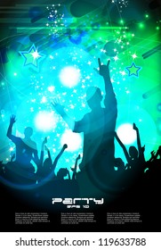 Fondo musical con gente bailando