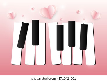 Music background for design, Vector and illustration,Template Design