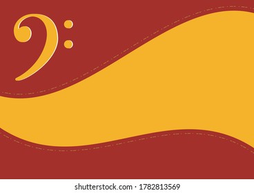 Music background for design, Vector and illustration,Template Design for postcard , shapes , brochure and banner.
