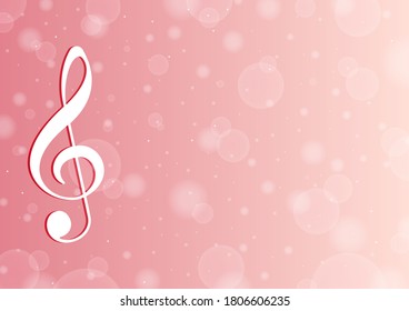 Musikhintergrund für Design, Vektorgrafik und Illustration, Vorlagendesign für Postkarten , Formen , Broschüre und Banner.