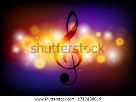 Music background for design, Vector and illustration,Template Design