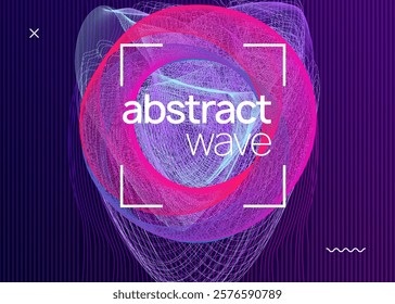 Music Background. Dj Banner. Soundwave Audio Invitation. Blue Dance Design. Discotheque Festival Graphic. Violet Night Club Magazine. Electro Invite. Pink Music Background