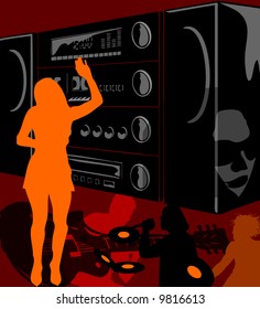 Music Background Illustration