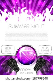 Music Background with Instruments - Vector with place for your text