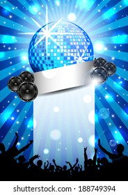 Music Background with Instruments - Vector with place for your text