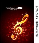 Music background with notes. Eps 10