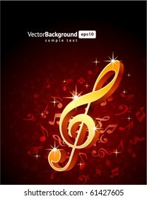 Fondo musical con notas. Eps 10
