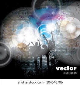 Music background for poster