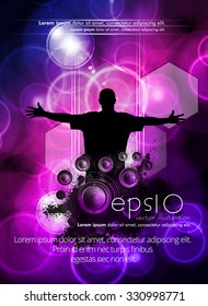 Music background for poster