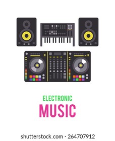 Music background is poster or posters.
