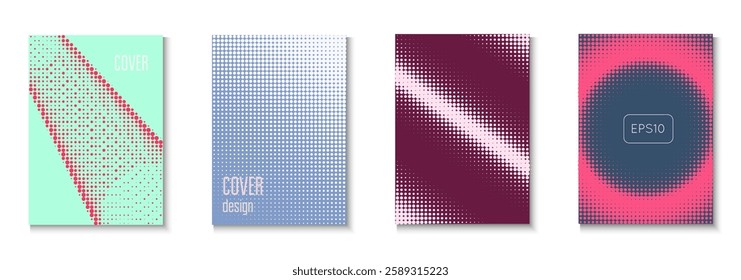 Music Background Set. Summer Circles With Modern Art. Dynamic Elements In 2d Presentation. Graphic Flyer. Minimalist Dot Template. Geometric Party Poster. Trendy Music Background