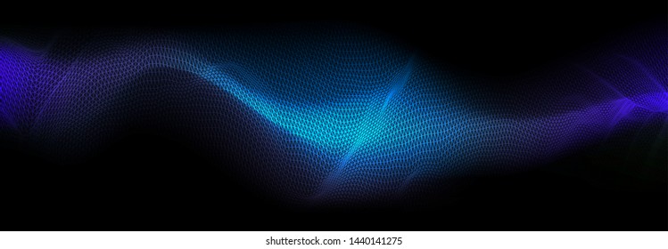Music background. Sound waves equalizer vector concept.