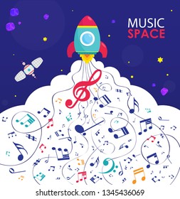 Music background. Space music.