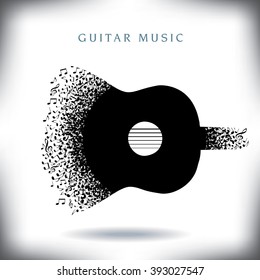 Music background with space for type