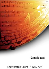 Music background with space for your text