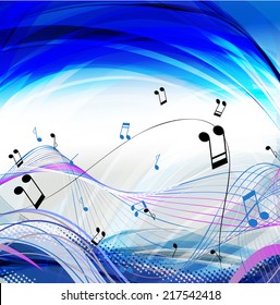 Music background. Vector