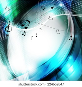 Music background. Vector