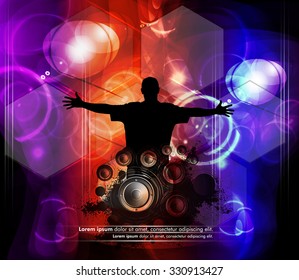 Music background, vector