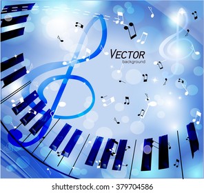Music background. Vector
