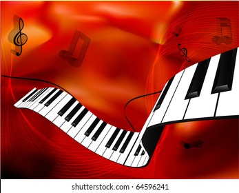 Music background. Vector