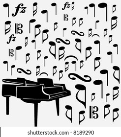 Music Background Vector