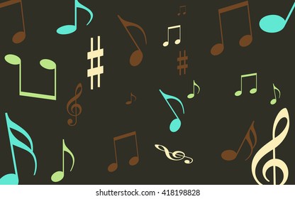 music background vector design