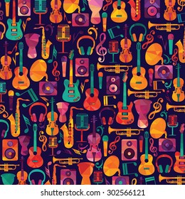 Music background. Vector illustration