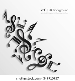 Music background. Vector illustration