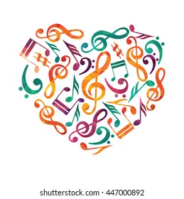 Music background. Vector illustration