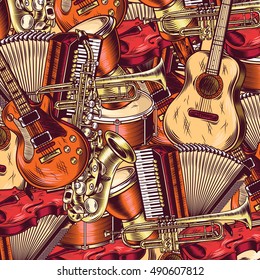 Music background. Vector illustration