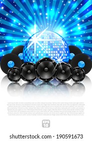 Music Background - Vector with place for your text