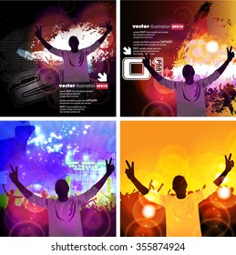 Planos de fundo de música para cartaz ou banner