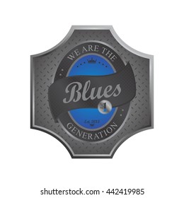 music badge vector