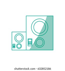 music baffle speaker