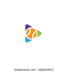 Music ball logo template vector icon design