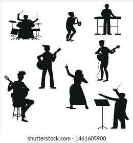 Music band illustrator vector file