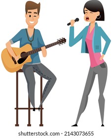 328 Country Girl Playing Guitar Stock Vectors, Images & Vector Art ...