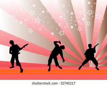 music band - vector