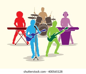 Music Bands graphic vector