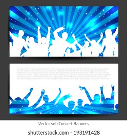Music Banner Collection - Vector with place for your text