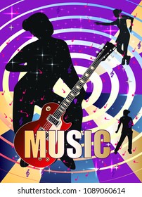 Music banner dancing