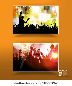 Music banners set