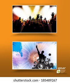 Music banners set