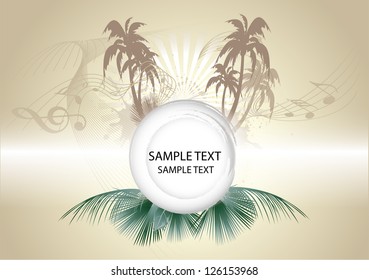 music, beach party background