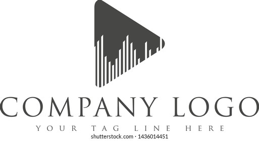 Music Beat Logo Design.this is high resolution,creative and unique Music logo.you can use this logo for your company and website.this is print ready logo.