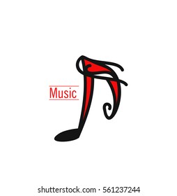 Music Beat Logo Template Design Vector illustration.