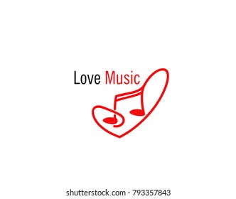 Music Beat Logo Template Design Vector illustration.